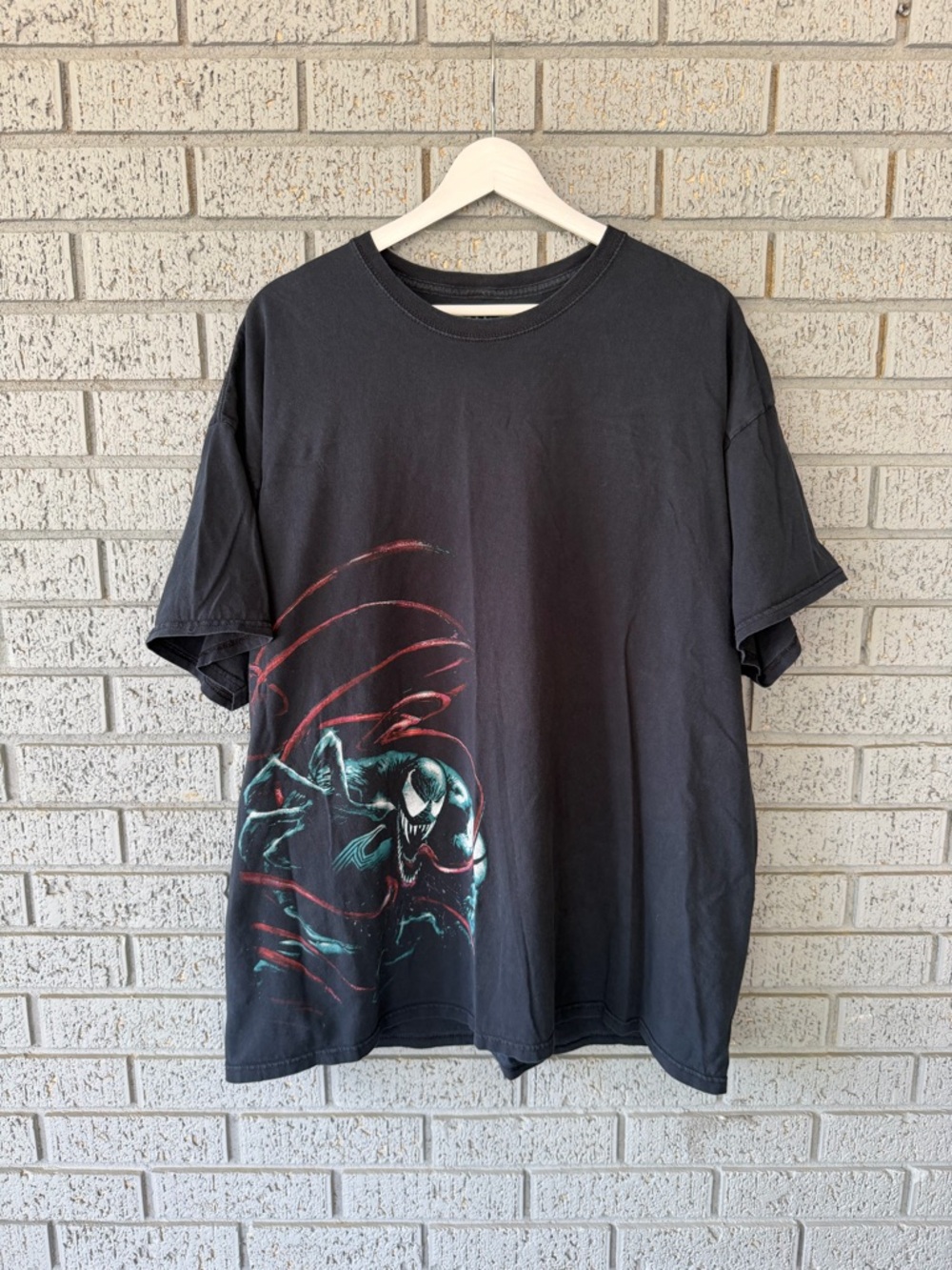 Marvel Black Venom Graphic Short Sleeve Tee Lootwear Lootcrate Fan Superhero 2XL
